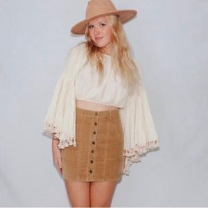 Alter’d state corduroy skirt.